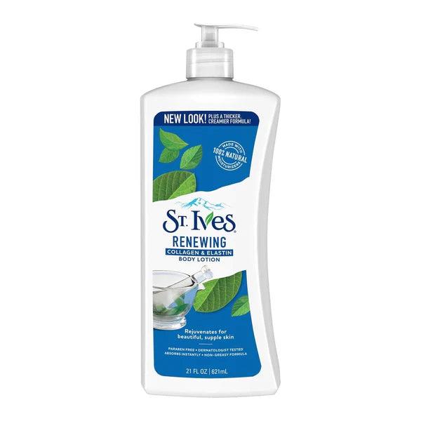 St Ives Body Lotion Usa Skin Renewing Collagen Elastin 621ML