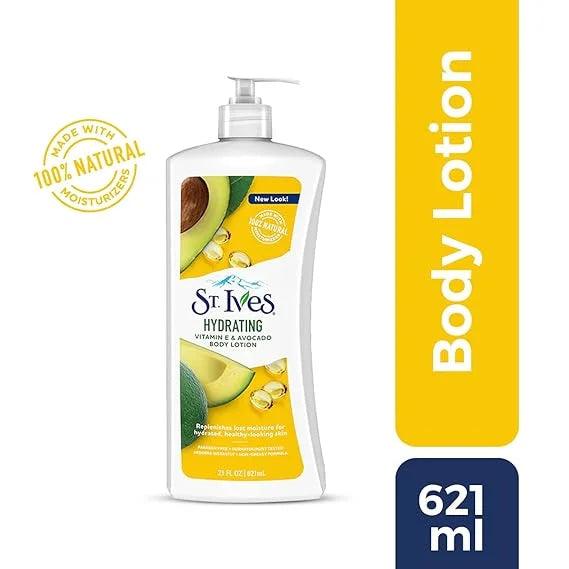 St Ives Body Lotion Usa Daily Hydrating Vitamin E Avocado 21Oz/621ML